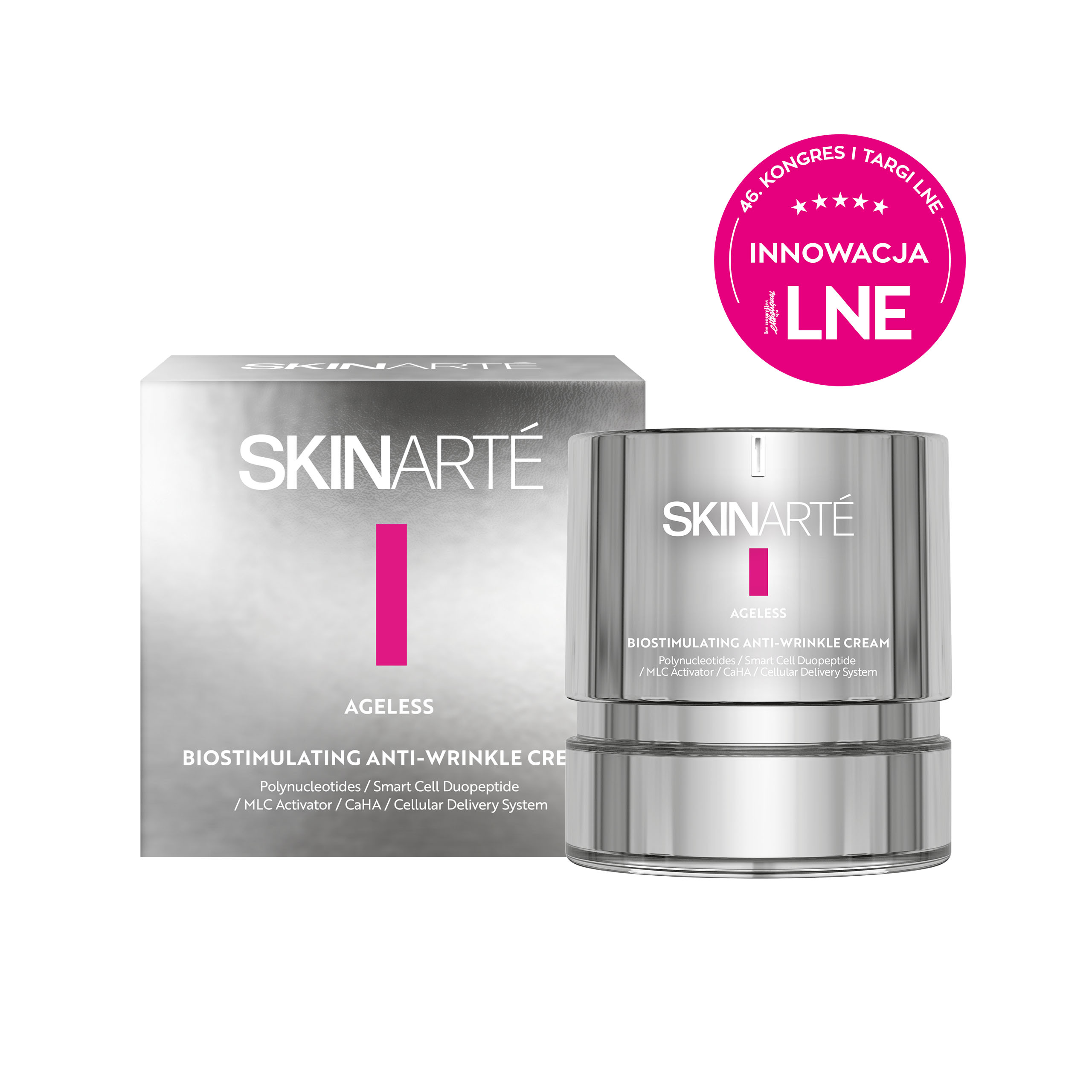 Крем для лица SkinArte биостимулирующий, против морщин, для дня и ночи